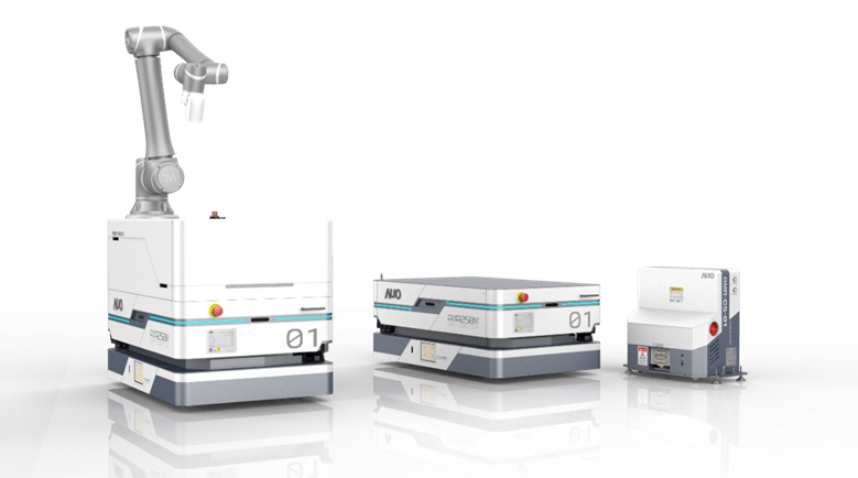 PA视讯數位開發的自主式移動機器人（AMR250M），搭配全向輪並結合AI演算法、2D LiDAR、3D攝影機等技術，協助客戶實現產線全自動化